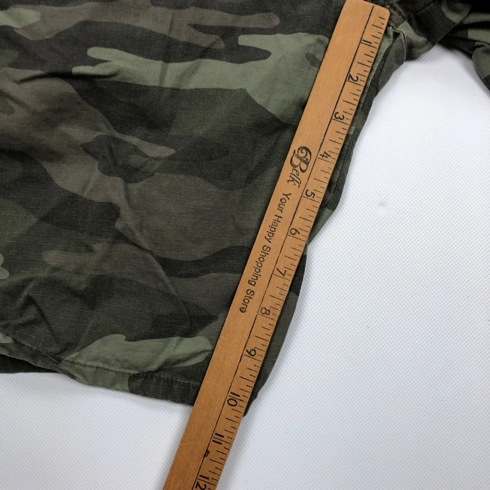 Genuine Dickies Mens 32 Camo Ripstop Cargo Shorts Green 10